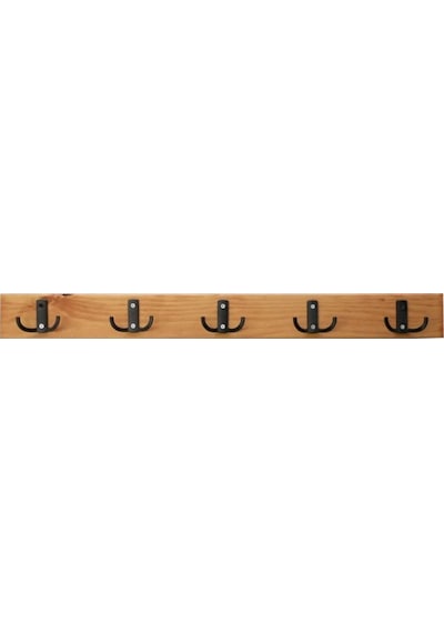 Mavitrend Ahşap Duvar Ve Kapı Askılık Hol Mutfak Banyo Askısı Duvar Askısı 60x8 Cm Meşe