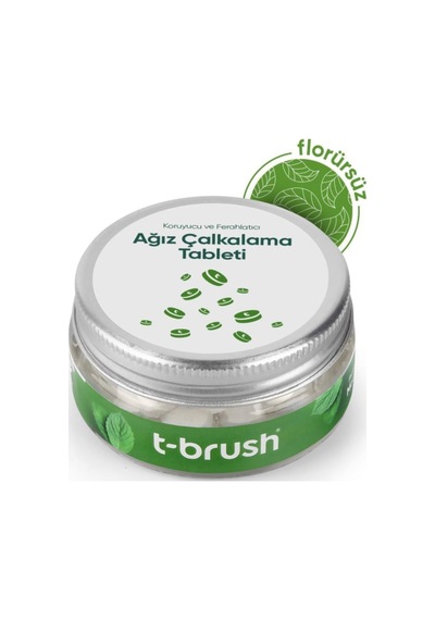 Tbrush Koruyucu Ve Ferahlatıcı Ağız Çalkalama Tableti - Florürsüz- Alkolsüz - Vegan - 1.500 ml / 70 Tablet