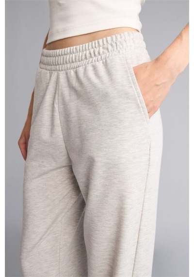 Defacto Jogger Fıt Basic Gri Melanj Eşofman Altı D4234ax26augr93 Gri-gr93