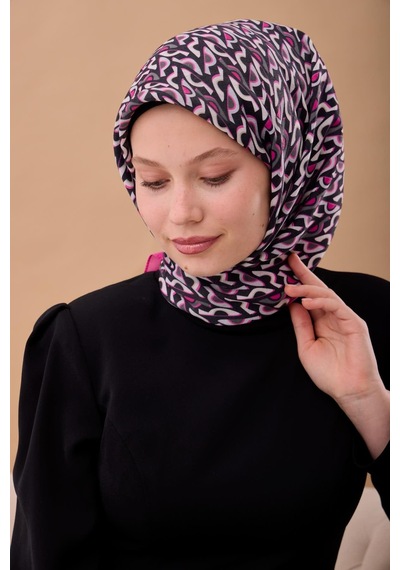 Silk Home Aura Eşarp 140006-01 Pembe, Siyah, Beyaz, Füme