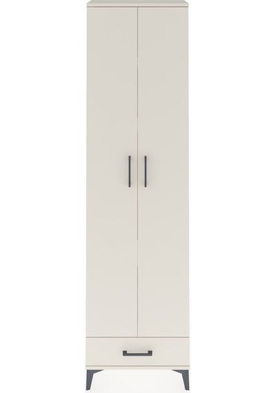 Arges Dolap 5 Raflı Tek Çekmeceli 2 Kapaklı 60x30x221 Aytaşı-... Aytaşı