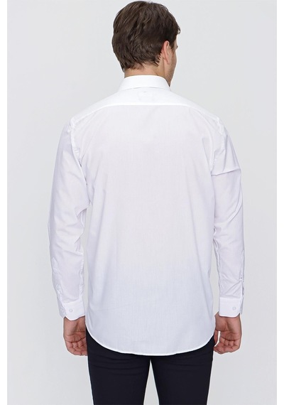 İmza Beyaz Uzun Kollu Sert Yaka Cepli Pamuklu Basic Comfort Fit Rahat Kesim Gömlek 1004240051-beyaz Beyaz İmza Beyaz Uzun Kollu Sert Yaka Cepli Pamuklu Basic Comfort Fit Rahat Kesim Gömlek 1004240051-beyaz Beyaz