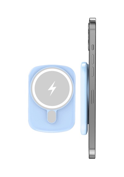 Ixtech Ix-pb033 5.000 Mah 15w Magsafe Powerbank Taşınabilir Şarj Cihazı -mavi Mavi