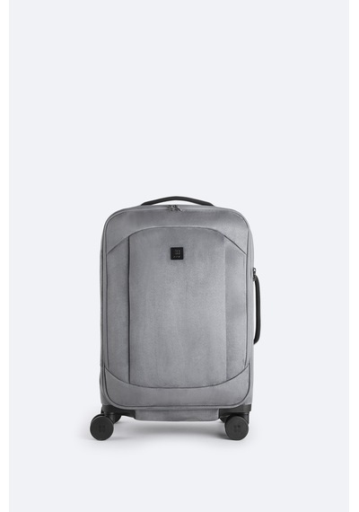 Avva Gri Laptop Bölmeli Kilitlenebilir Küçük Boy Bavul B008105