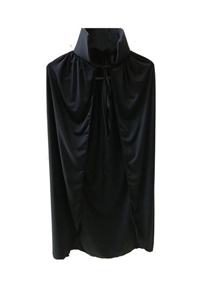 Siyah Yakalı Pelerin - Vampir Pelerin - Dracula Pelerin 90 Cm Bx40