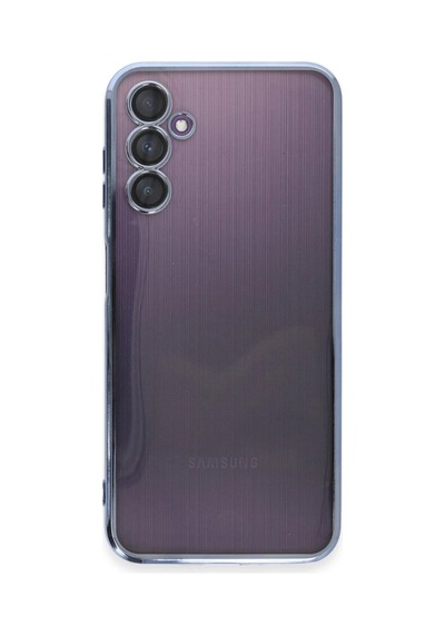 Samsung Galaxy A14 4g Uyumlu Kılıf Lensli Silikon - Açık Mavi