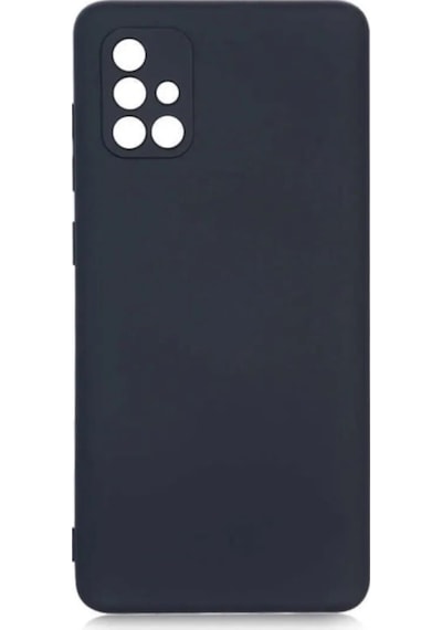 Fibaks Galaxy A71 Uyumlu Kılıf Kamera Korumalı Kadife Iç Yüzey Lansman Kapak