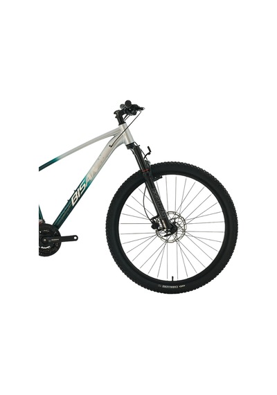 Bisan Bold 8.3 - 29 Jant 19'' 48cm L - Xl Kadro 24 Vites Dağ Bisikleti - Gri / Koyu Yeşil Krom Çok Renkli