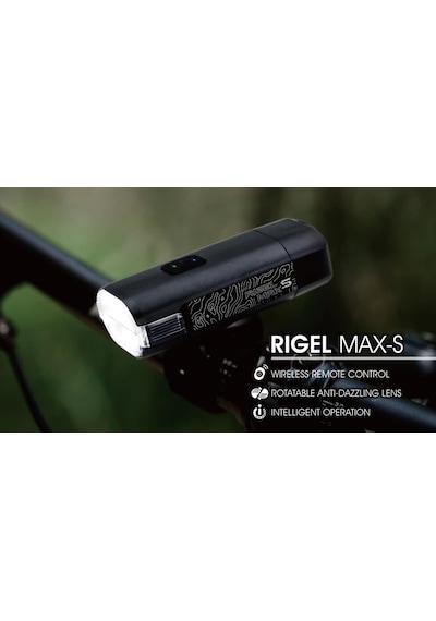 Moon Rıgel Max-s 1600 Lümen Usb Bisiklet Ön Far Lambası Siyah