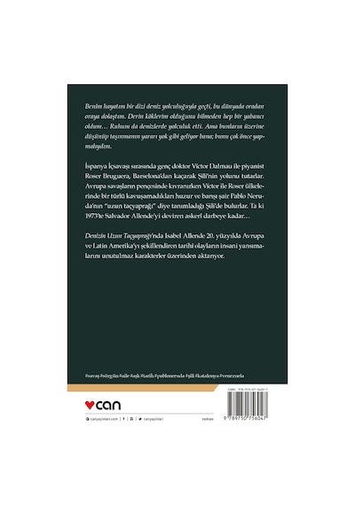Denizin Uzun Taçyaprağı -  Isabel Allende - Can Yayınları