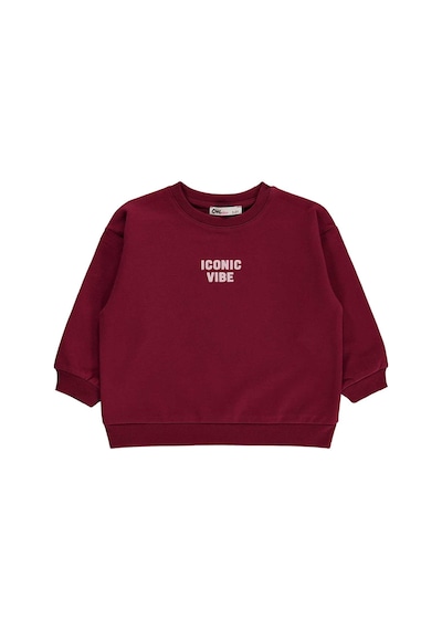 Civil Girls Basic 2 -5 Yaş Sweatshirt  - Bordo 19330336126W1
