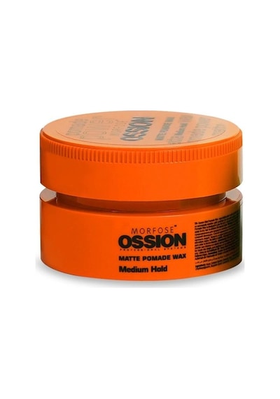Orta Sert Tutuşlu Ossion Medium Hold Pomade Krem Mat Wax 100 Ml
