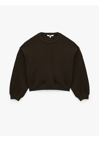 Koton Regular Fit Üç İplik Uzun Kollu Bisiklet Yaka Basic Sweatshirt Kahverengi 6wak10033ek Kahve Koton Regular Fit Üç İplik Uzun Kollu Bisiklet Yaka Basic Sweatshirt Kahverengi 6wak10033ek Kahve