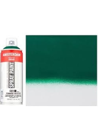Talens Amsterdam Akrilik Sprey Boya 400ml Permanent Green D 619 Yeşil