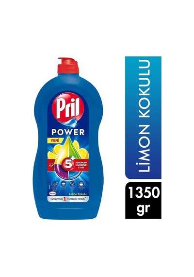 Pril Sıvı Bulaşık Deterjanı 1350 Gr Limon 24'li Paket
