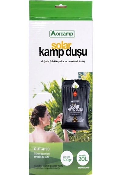 Solar Kamp Duşu 20 Litre Out-4150 Siyah