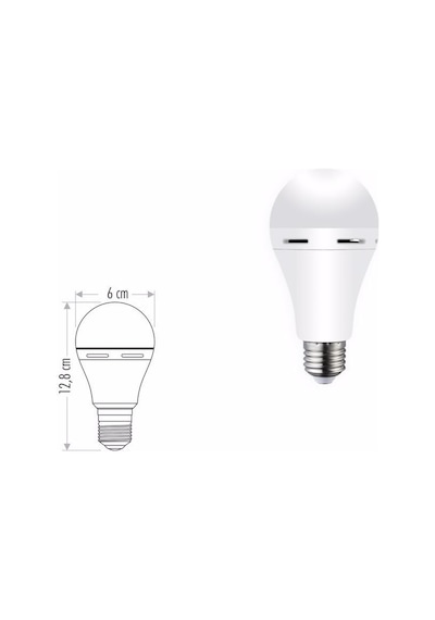 Cata 7W Şarjlı Led Ampul E27 Duylu Ct-4229 Beyaz 6400K