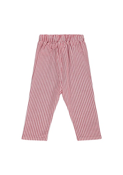 Civil Baby Çizgili 6-18 Ay Pantolon - Kırmızı