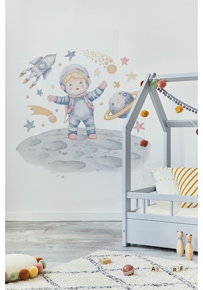 Sevimli Kaşif Temalı Çocuk Ve Bebek Odası Dekoratif Duvar Sticker Seti