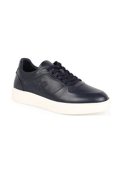 Libero Erkek Sneaker Ayakkabı Hakiki Deri Antik Logolu Delikli Bağcıklı Beyaz Taban Hafif Eva L5962 Lacivert Libero Erkek Sneaker Ayakkabı Hakiki Deri Antik Logolu Delikli Bağcıklı Beyaz Taban Hafif Eva L5962 Lacivert