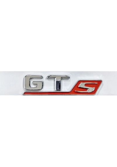 Gts Krom-kırmızı Bagaj Yazısı 3m 3d Abs Mercedes Slc