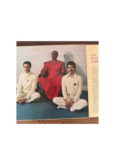 Mahavishnu John Mclaughlin, Carlos Santana Love Devotion Surrender