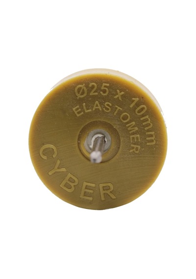 Çap 25X10 MM Elastomer Çivili Tapa(Beyaz-Kayın)
