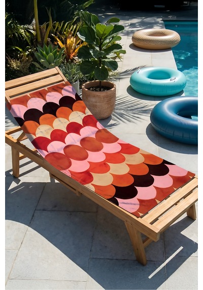 Geometrik Retro Dalga Plaj Havlusu-bohem Pembe Turuncu Havuz Deniz Banyo Hızlı Kuruyan Sahil Örtüsü Pastel Tınısı Geometrik Retro Dalga Plaj Havlusu-bohem Pembe Turuncu Havuz Deniz Banyo Hızlı Kuruyan Sahil Örtüsü Pastel Tınısı