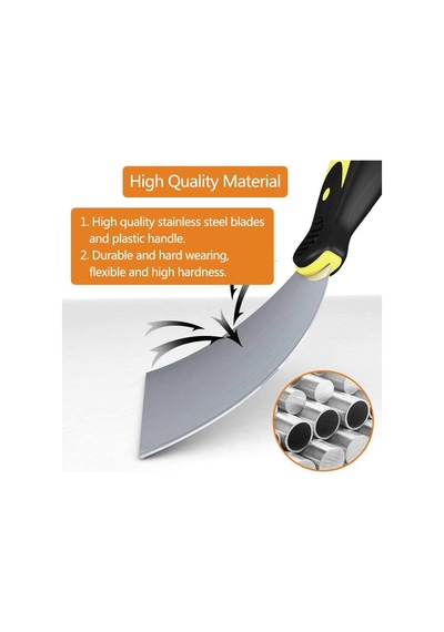 Fiber Saplı Spatula 125 Mm Dayanıklı Metal Uçlu Kazıma Ve Yüzey Düzeltme Spatulası, Ergonomik Sap, Boya Sıva Macun Ve Tamir İşleri İçin