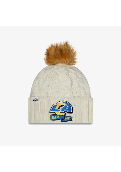 New Era Los Angeles Rams Knit Unisex Bej Bere Düz 60281808