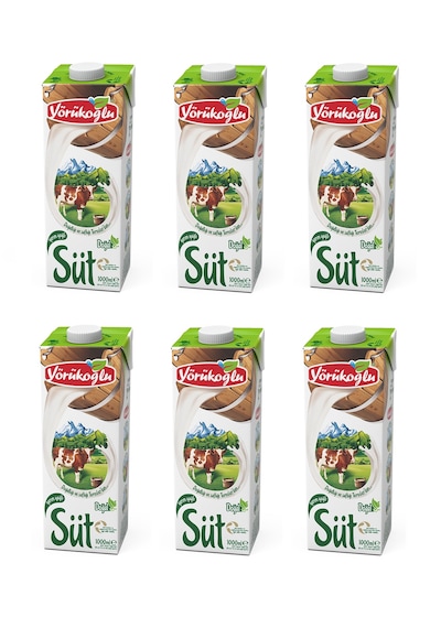 Yörükoğlu Yarım Yağlı Süt 1 Lt X 6 Adet