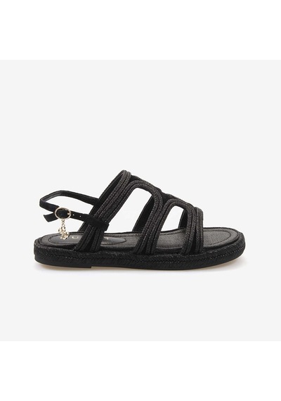Guess Kalore Kadın Deri Sandalet Fljklrfab03 Siyah