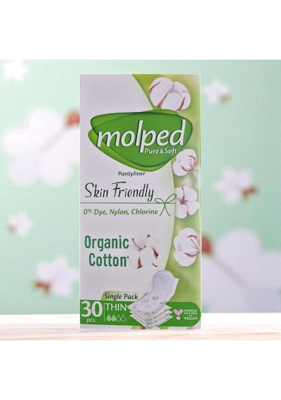 Molped Pure & Soft Cilt Dostu Günlük Ped 30'lu