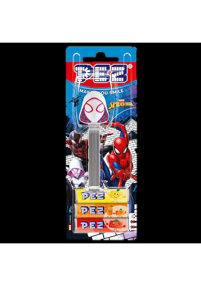 Pez Dispenser Marvel Ghost Spider Meyve Aromalı Şekerleme Makinesi Ve Şekerleme Yedekleri