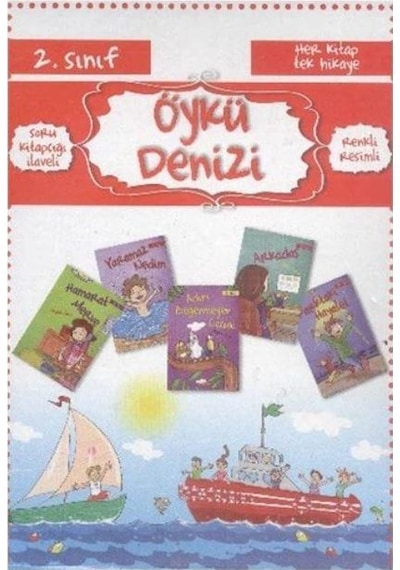 Yuva Öykü Denizi Hikaye Seti 2. Sınıf 10 Kitap+Sor