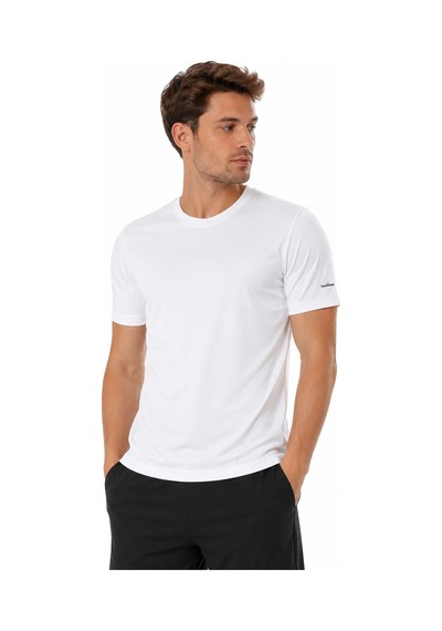 Cazador 45010 Erkek Bisiklet Yaka Beyaz Tshirt