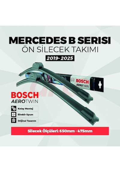Mercedes Benz B250 Bosch Aerotwin Ön Silecek Takımı Ara. 2018-2025