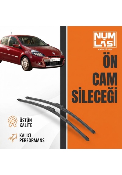 Renault Clio 3 Ön Cam Silecek Takımı Numlas-a Kalite-nm0419