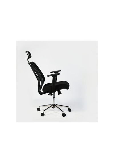 Hero Nefes Alan Fileli Çalışma Koltuğu Ergonomik Ofis Koltuğu Siyah