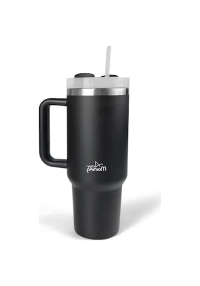 1200 Ml Kapasiteli Çift Katmanlı Çelik Termos Açık Beyaz