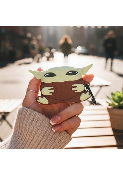 Caseonn Apple Uyumlu AirPods Pro Kılıf Karakter Figürlü Baby Yda