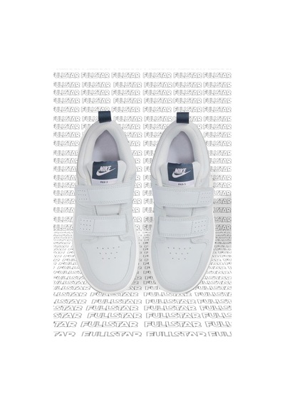 Nike Pico 5 Kids Walk Shoes Leather Bantlı Hakiki Deri Spor Ayakkabı Gri Dar Kalıp Gri