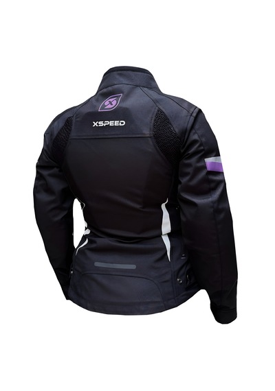 Xspeed Hera 4 Mevsimlik Korumalı Kadın Motosiklet Montu Yeni Sezon Mor