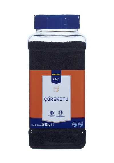 Metro Chef Çörekotu 535 G - Ergonomik Ambalajlı, Kolay Dökülmeli 2'li Ekonomik Paket - 2 Adet Tarı