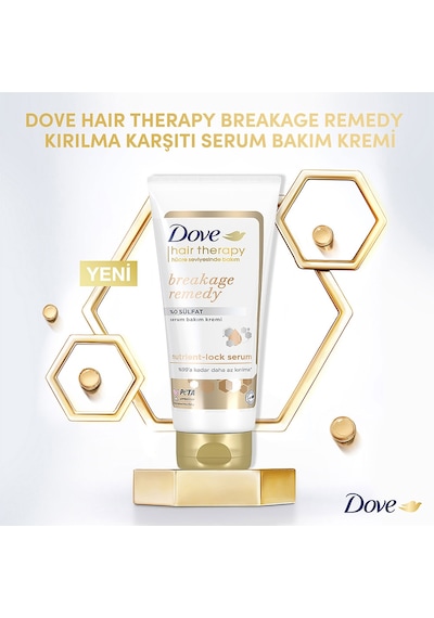 Dove Hair Therapy Breakage Remedy Sülfatsız Saç Kremi 170 ML