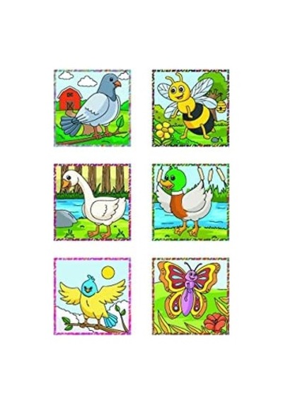 Uçan Hayvanlar 3d Manyetik Puzzle 9 Mıknatıslı Küp 6 Yapboz