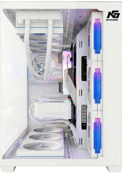 Alpha Elite 7x Argb Fan Kumanda Ve Kontrolcü Atx Boş Bilgisayar Kasası Beyaz