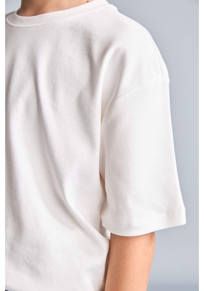 Defacto Oversize Tişört Erkek Çocuk G6486a826smer105 Ekru-er105