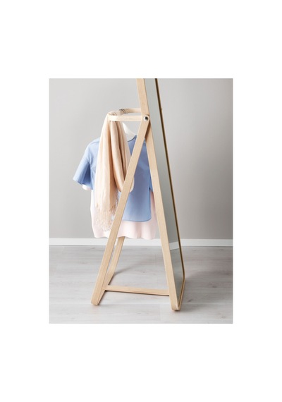 Ikea Ikornnes Ayaklı Boy Aynası 52x167 Cm Naturel
