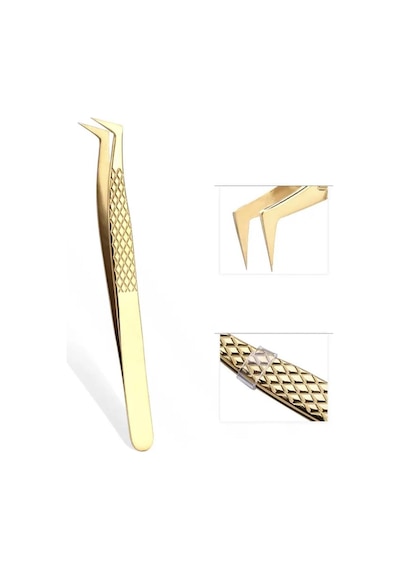 Ellea Gold L Model İpek Kirpik Cımbızı